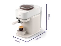 Philips Baristina BAR300 Kaffemaskine Mælkehvid