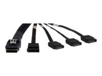 Inter-Tech Seriel ATA/SAS-kabel Sort 65cm