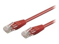 wentronic CAT 6 Ikke afskærmet parsnoet (UTP) 50cm Netværkskabel Rød