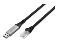 DIGITUS CAT 6a S/FTP Netværkskabel Sort