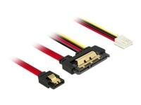 DeLOCK Seriel ATA-kabel Sort Rød Gul 30cm