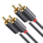 Ugreen 10518 Audiokabel Sort 2 m