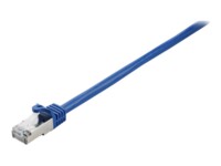 V7 CAT 7 Kabel med afskærmning med folie og kobberfletning (SFTP 2m Patchkabel Blå