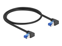 DeLOCK CAT 6a S/FTP 50cm Netværkskabel Sort