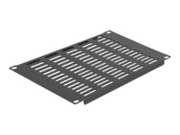 DeLOCK Monteringsventilationsplade Sort