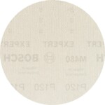Bosch Expert M480 Net Sandpapirsark Tilfældig kredsløbssliber Mal på træ Blødtræ Hardwood Fineret træ P120(korn) 5 stk
