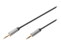 DIGITUS Audiokabel 1.8m Sort