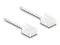 DeLOCK CAT 6 Ikke afskærmet parsnoet (UTP) 5m Patchkabel Hvid