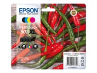 Epson 503XL Multipack Sort Gul Cyan Magenta Blæk C13T09R64020