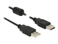 Delock USB-kabel 5m Sort