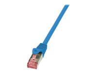LogiLink PrimeLine CAT 6 SFTP, PiMF 0.5m Patchkabel Blå