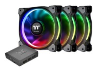 Thermaltake Riing PLUS 12 RGB Radiator Fan Lumi Plus TT Ventilationspakke for system 1-pack Sort 120 mm