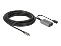 Delock USB forlængerkabel 5m Sort
