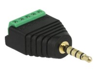 Delock Lyd adapter Sort