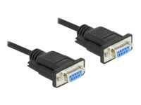 Delock Serielt kabel 3m Sort