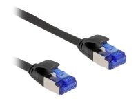 DeLOCK CAT 6a S/FTP 5m Patchkabel Sort