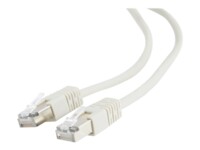 Gembird Kabel med afskærmning med folie og kobberfletning (SFTP 7.5m Patchkabel Beige