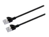 Prokord Slim CAT 6a U/FTP 1m Netværkskabel Sort