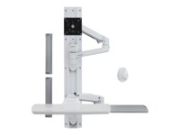 Ergotron LX Wall Mount System Monteringssæt LCD-display/tastatur/mus Op til 32'