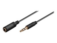 goobay AVK 184-0200 mini Forlængerkabel til audio 2m Sort