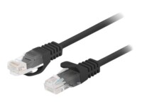 Lanberg CAT 6 Ikke afskærmet parsnoet (UTP) 1.5m Patchkabel Sort RAL 9004
