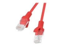 Lanberg CAT 5e Ikke afskærmet parsnoet (UTP) 3m Patchkabel Rød RAL 3017