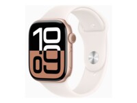 Apple Watch Series 10 (GPS + Cellular) 46 mm Pink Hvid SmartWatch