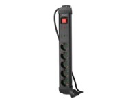 Lanberg SP1 Stikdåse 5-stik 10A Sort 5m