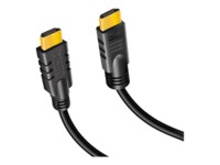 LogiLink Active HDMI High Speed Cable HDMI-kabel med Ethernet 10m Sort