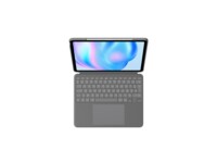 Logitech Combo Touch Tastatur og folio-kasse Saks 16-niveau Kablet Fransk Apple 13-inch iPad Air (M2)