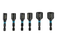 Makita Impact Black Stødsokkel-bitsæt Stødnøgle