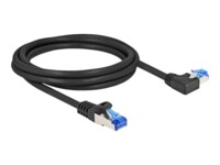 DeLOCK CAT 6a S/FTP 2m Patchkabel Sort