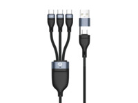 Conceptronic ETTA06B15C USB A/USB C 3 x USB C 1,5m Sort