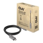 Club 3D Videoadapterkabel 3m Sort Grå