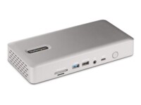 StarTech.com Thunderbolt 4 Multi-Display Docking Station, Quad/Triple/Dual Monitor Dock, 2x HDMI/2x DisplayPort, 7x USB Hub, 2.5 Gigabit Ethernet, 98W Power Delivery, for Windows/MacBook - TB4 Host Cable (132UE-TB4USB4DOCK) Thunderbolt 4 Dockingstation