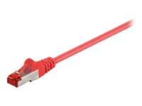 goobay CAT 6 SFTP, PiMF 25m Patchkabel Rød