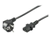 goobay Strømkabel 2.5m Sort