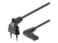 goobay NK 104 S Strømkabel 3m Sort