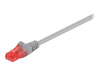 goobay CAT 6 Ikke afskærmet parsnoet (UTP) 1m Patchkabel Grey