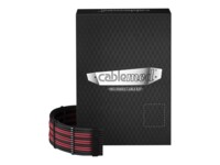 CableMod PRO Series ModMesh C-Series AXi, HXi & RM Cable Kit Strømkabelpakke Sort Rød