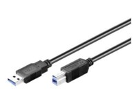 wentronic USB-kabel 3m Sort