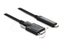 Delock USB 2.0 USB Type-C kabel Sort