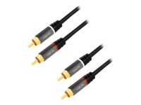 LogiLink Audiokabel Sort 3m