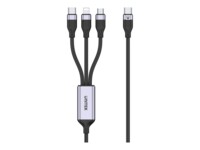 Unitek Lightning-kabel Sort