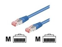 wentronic CAT 5e Kabel med folie og kobberfletning (FTP) 3m Netværkskabel Blå