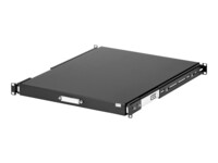 StarTech.com 1U Sliding Server Rack Mount Shelf Tray - 55lbs - 22' Deep Steel Pull Out Drawer for 19' AV, Network Equipment Rack (SLIDESHELFD) Hylde for rack-tastatur Sort