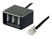 goobay 20cm Netværksadapter Sort