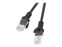 Lanberg CAT 5e Ikke afskærmet parsnoet (UTP) 2m Patchkabel Sort RAL 9004