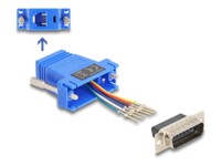 DeLOCK Assembly Kit Seriel adapter Blå