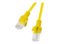 Lanberg CAT 5e Ikke afskærmet parsnoet (UTP) 25cm Patchkabel Gul RAL 1016